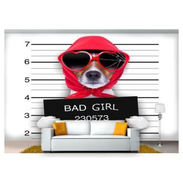 Imagem de Papel De Parede Animais Cahorro Retrato 3D Anm165 - Você Decora