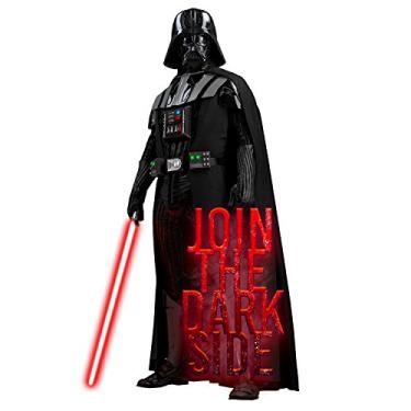 Imagem de Bargain Max Decals Adesivo de carro para laptop com janela vermelha inspirada em Darth Join The Dark Side 6 polegadas