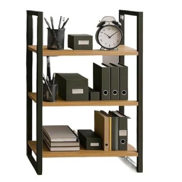 Imagem de Aparador Industrial com 3 Prateleiras para Cantinho do Café ou Bar - em Madeira MDP e Estrutura em Metalon