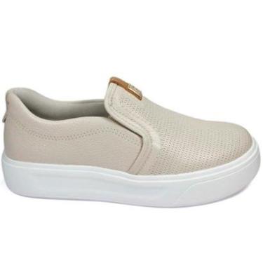 Imagem de Tênis Slip-On Pegada Linho Burnished Feminino 211210-02-Feminino