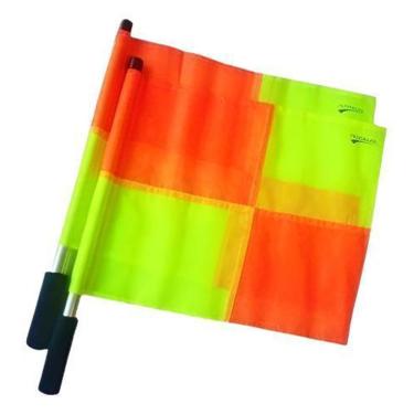 Imagem de Kit Bandeira Para Arbitragem De Futebol 1 Par Árbitro Bandeirinhas-Unissex