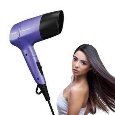 Imagem de Secador Cabelo Dobrável Viagem Tourmaline Íon 1200w Compacto Potente B