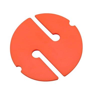 Imagem de Pegciuho Marcador de Linha de Mergulho em Caverna Marcador de Sinal de Mergulho Corda Leve Marcação de Mergulho Portátil Premium Universal Marcador de Mergulho, Círculo vermelho