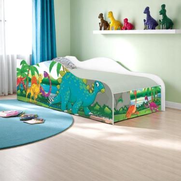Imagem de Cama Solteiro Glow Dinossauro No Lago Solteiro