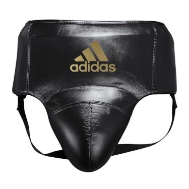 Imagem de Adidas Adistar Pro protetor de virilha – preto/dourado, P – para homens – para boxe, MMA e Muay Thai