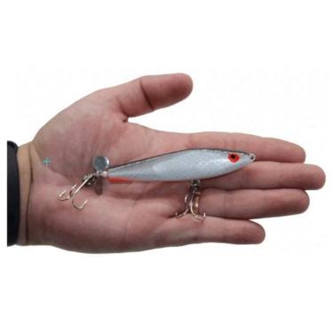 Imagem de Isca Artificial Pesca Superficie Madeira Helice Tucunare 8Cm