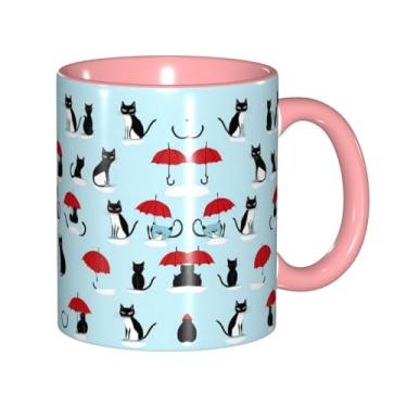 Imagem de Zeraoke Caneca de café criativa com estampa de dachshund parisiense, personalizada, presente para família, tamanho de 325 ml, unissex