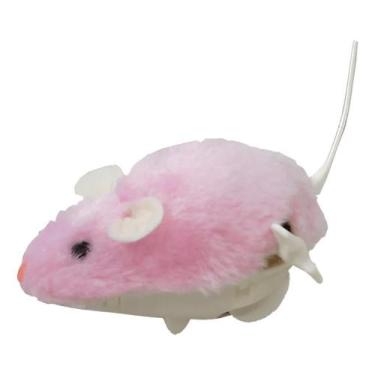 Imagem de Brinquedo Ratinho com Corda de Pelúcia Cores Sortidas 1 Unidade - TEX 