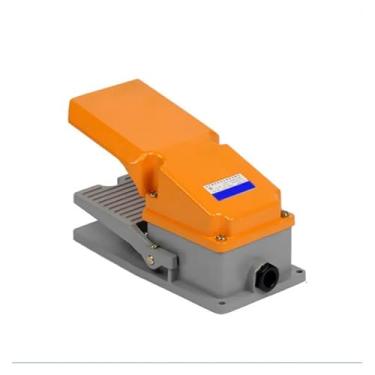 Imagem de 1 peça pedal LT3 LT4 concha de alumínio interruptor de controle momentâneo pedal de energia elétrica auto-reposição acessórios de máquina-ferramenta (LT4 laranja)