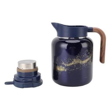 Imagem de AUNMAS Jarra de café Térmica de 1300ml, Bule de chá Isolado Em Liga de Ti, Display Digital para Escritório Doméstico Com Base Giratória e Infusor