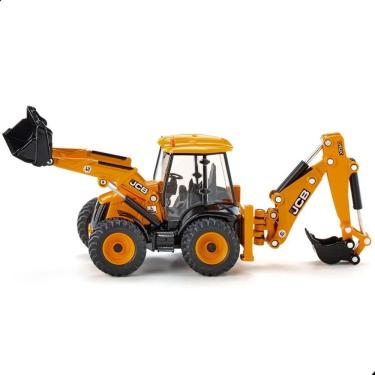 Imagem de Miniatura Trator Retroescavadeira Jcb 4Cx Siku 1/50