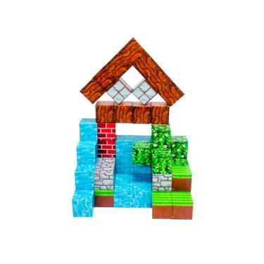 Imagem de InfinityBlox 100 Peças – Blocos Magnéticos de Montar 3D | Brinquedo Educativo Criativo Infantil e Adulto para Aprendizado e Diversão