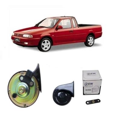 Imagem de BUZINA AUTOMOTIVA CARACOL COM PLUG 2 PINOS E CONECTOR PARA SAVEIRO G2 1998>2000