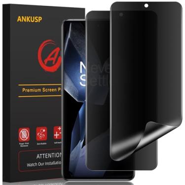 Imagem de [Pacote com 2] Protetor de tela de privacidade OnePlus 13 [como desbloqueio de impressão digital original], película TPU privada antiespião OnePlus 13 [não é vidro], compatível com capas, resistente a