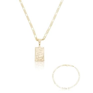 Imagem de Corrente Pingente E Pulseira Moeda Antiga Não Fica Preta