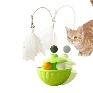 Imagem de Brinquedos Interativos Para Gatos - Vara de Brincar para Pets com Bolas de Catnip,Brinquedo de Vara para Gatinhos,Para Gatinhos de Porte Pequeno e Médio Uso em Interior e Exterior em Quintal