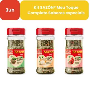 Imagem de Kit 3 Temperos Sazón Meu Toque - Ajinomoto - 3 Sabores