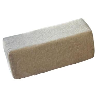 Imagem de Bothyi Almofada de apoio de braço para cadeira, almofada de espuma para braço, universal, removível, profissional, suporte de cotovelo, de apoio, Bege