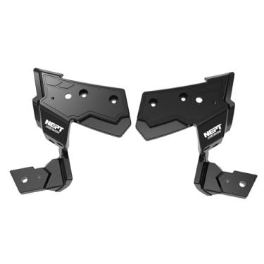 Imagem de Suporte de holofote de pilar A específico para Bronco, suporte de lâmpada dupla de pilar A de liga de Al-Mg premium para Ford Bronco 2/4 portas 2/4 acessório externo off-road 2021~2025, instalação não