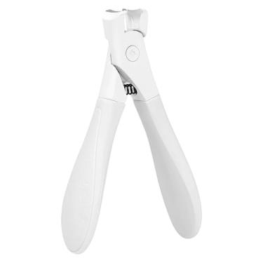 Imagem de Cortador de unhas, alicate de cutícula, tesoura de manicure, cortador de cutícula, removedor de pele morta, cortadores de aço inoxidável, ferramenta de beleza (branco)