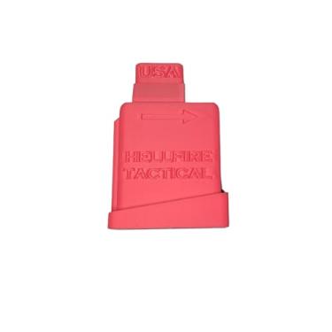 Imagem de HELLFIRE TACTICAL Bandeira de revista de segurança de câmara para AR-22, feita nos EUA, laranja (ROSA QUENTE)
