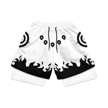 Imagem de Conjunto De Fitness Masculino De Secagem Rápida Com Estampa De Anime, 