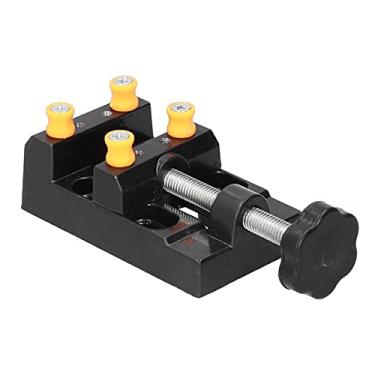 Imagem de Acouto Braçadeira de Prensa de Perfuração – Torno de Liga de Alumínio para Artesanato de Joias, Projetos de Polimento e Escultura DIY, Ferramenta Compacta e Portátil