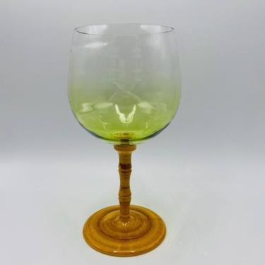 Imagem de Taça em Acrílico Base Detalhe Bambu 440ml - ROJEMAC