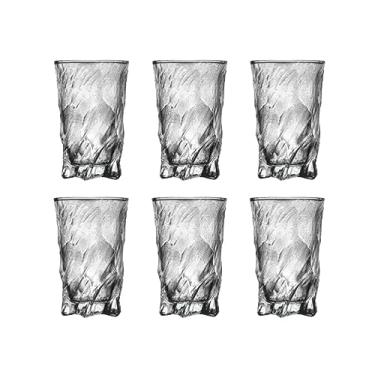 Imagem de SUREK Belo copo de vinho transparente copo de uísque sem haste copos de coquetel 250 ml/241.0 g para bar casa hotel personalizado