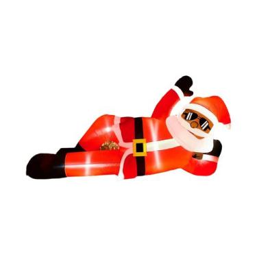 Imagem de Decorações Gigantes Infláveis De Natal Em Preto Para O Jardim, 10FT, P