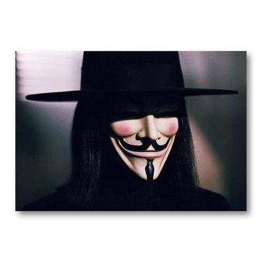 Imagem de Pôster V For Vendettas Anime Art 51x35,5 cm Papel 60g