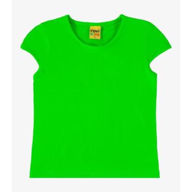 Imagem de Blusa Infantil Feminino Rovi Kids Verde, Verde, 3