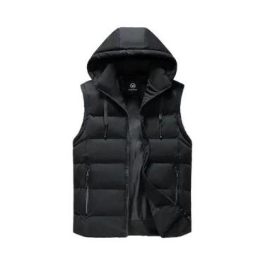 Imagem de Jaqueta Casual De Inverno Masculina Com Capuz, Acolchoada, Respirável 