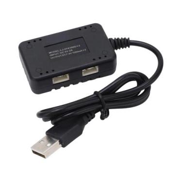 Imagem de Bateria LiPo 7.4V Com Indicador De Equilíbrio USB Para Carros E Barcos