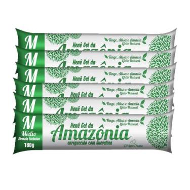 Imagem de kit c/ 6un Hene Amazonia Gel Médio 180g Bisnaga - Divina Dama