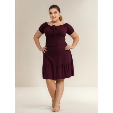 Imagem de Vestido Ciganinha Midi Feminino Casual Diversas Cores - Genérica, Mars