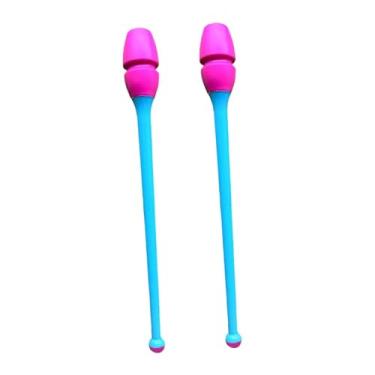 Imagem de Dynwave 2x Bastões de Ginástica Artística com Bastões de Borracha para Treinamento de Ginástica Rítmica para Crianças e Adultos - Equipamento Conectável, Style D
