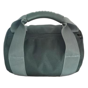 Imagem de oshhni Kettlebell de areia, saco de peso manual, vazio, para exercícios de força, treino em casa, academia e boxe, Cinza
