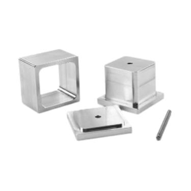 Imagem de KiBcsLic Ferramenta para fabricar blocos de isca de peixe, máquina para fazer iscas artificiais, dispositivo para moldar iscas de pesca reutilizáveis, Quadrado