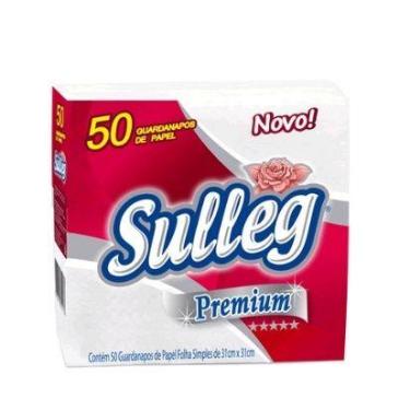 Imagem de Guardanapo de Papel Folha Simples Sulleg Premium 31cm x 31cm Pacote 50