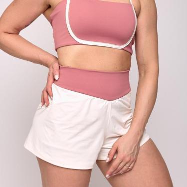 Imagem de Short para Corrida com Short Interno em Poliamida - Flow-Feminino