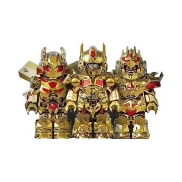 Imagem de Mini Robô De Transformação Blocos De Montar Optimus Prime MOC Figuras 