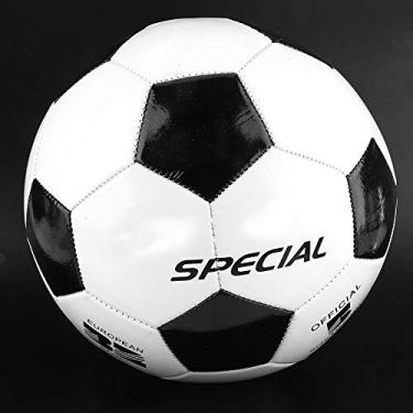 Imagem de SPYMINNPOO Bolas de Futebol de Futebol Duráveis, Preto e Branco, Jogo de Equipe de Estudantes para Crianças, Pvc 8,5x8,5x8,5 pol.