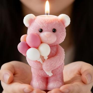 Imagem de Molde de resina e vela de cilindro de urso - moldes de silicone de fundição de resina para decoração de casa e molde espiral ondulado para fazer velas