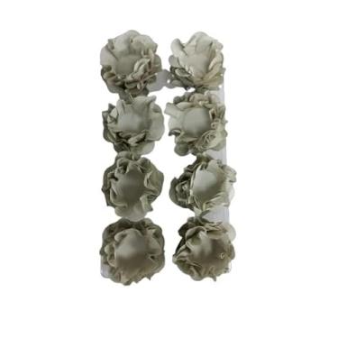 Imagem de Forminhas para Doces Finos em Formato de Flor 40 Unidades | Duas Camadas de Pétalas | Base 3cm para Bombom | Ideal para Casamentos, Festas, Aniversários e Batizados (Gelo)