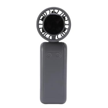 Imagem de Jiawu Ventilador Turbo Portátil Eficiente, Motor Sem Escova, Mini Ventilador de Bolso para Viagens, Acampamento de Praia, 3600mah (Cinza)