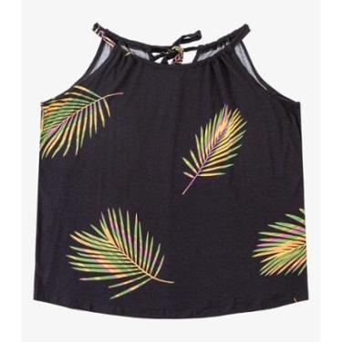 Imagem de Blusa de Alça Plus Size Infinita Cor Laranja-Feminino