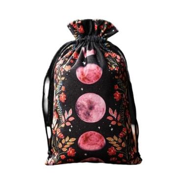 Imagem de Bolsa De Armazenamento De Cartas De Tarot De Veludo 6pcs Saco De Divin