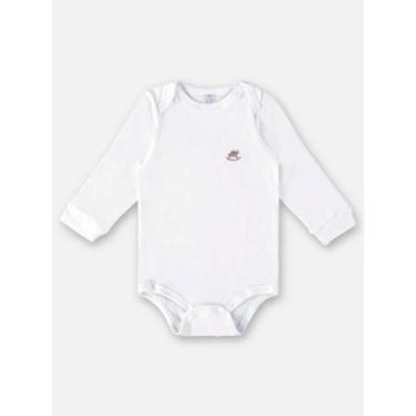 Imagem de Body Bebê Menino Manga Longa Algodão Branco Up Baby-Masculino