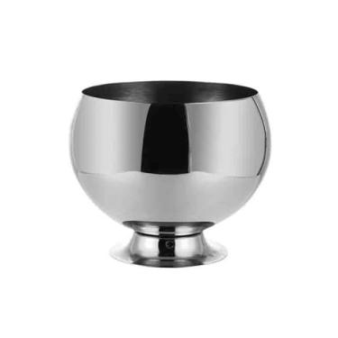 Imagem de Balde de gelo balde de gelo champanhe cerveja vinho balde de gelo conveniente criativo bebida refrigerada recipiente de gelo (prata)